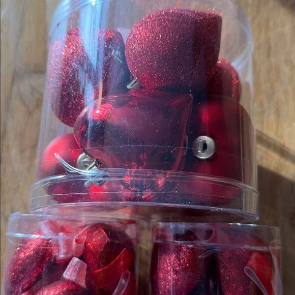 NWT Bundle of 6 Red and Pink Heart Ornaments Sets - 68pcs Total! ❤️💕 - Picture 11 of 11